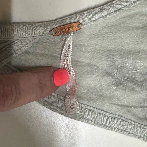 EUC | Free People | Emma Austin Tunic Swing Mini Dress | Gray | Large - Picture 7 of 15